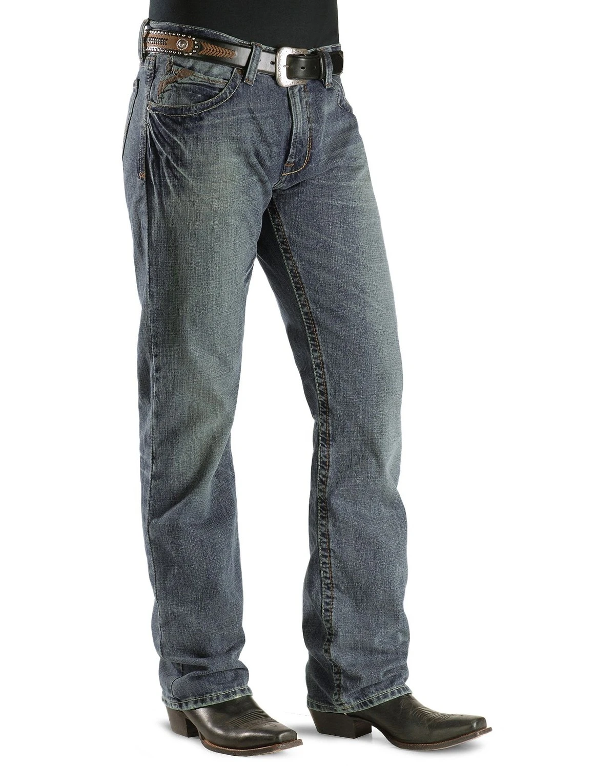 Ariat Denim Jeans - M4 Scoundrel Relaxed Fit 5 Ariat Denim Jeans - M4 Scoundrel Relaxed Fit - Image 3
