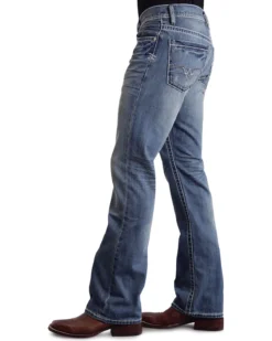 Stetson Rock Fit Frayed X Stitched Jeans -Sheplers Sales 010D66 S1 D1