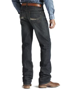 Ariat Men's M2 Dusty Road Dark Wash Relaxed Bootcut Jeans