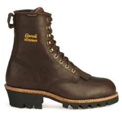 Chippewa Men's Waterproof Insulated 8" Logger Boots - Steel Toe -Sheplers Sales 050B09 B3 RT