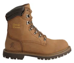 Chippewa Men's Heavy Duty Waterproof & Insulated Aged Bark 8" Work Boots - Round Toe -Sheplers Sales 050G25 D7 RT