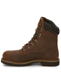Chippewa Men's Heavy Duty Waterproof & Insulated Aged Bark 8" Work Boots - Steel Toe 17 Chippewa Men's Heavy Duty Waterproof & Insulated Aged Bark 8" Work Boots - Steel Toe -Sheplers Sales 050G26 D7 P3