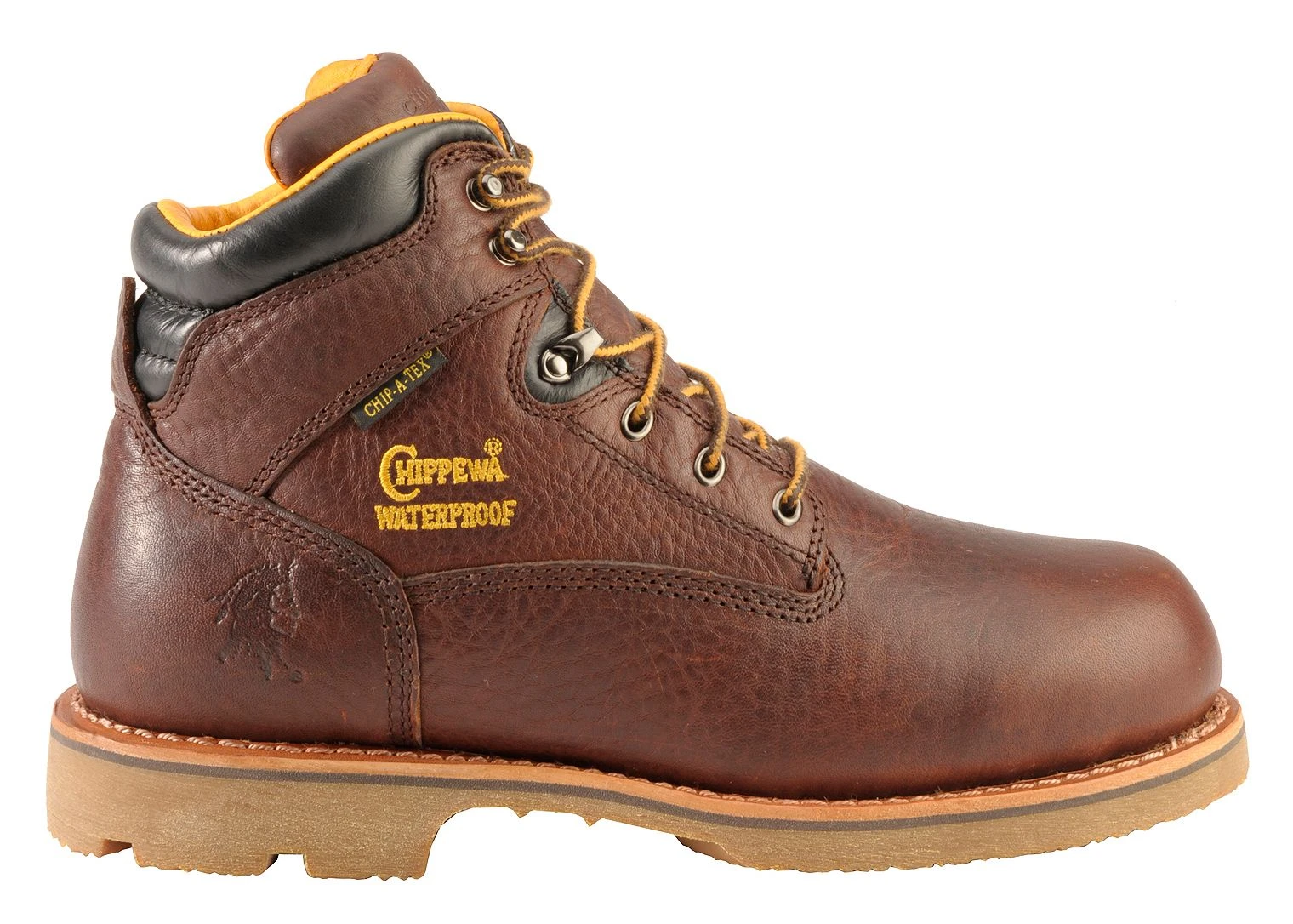 Chippewa Men's Waterproof & Insulated 6" Lace-Up Work Boots - Round Toe 4 Chippewa Men's Waterproof & Insulated 6" Lace-Up Work Boots - Round Toe - Image 2