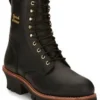 Chippewa Men's Waterproof & Insulated 8" Logger Boots - Steel Toe -Sheplers Sales 050G56 89 P1