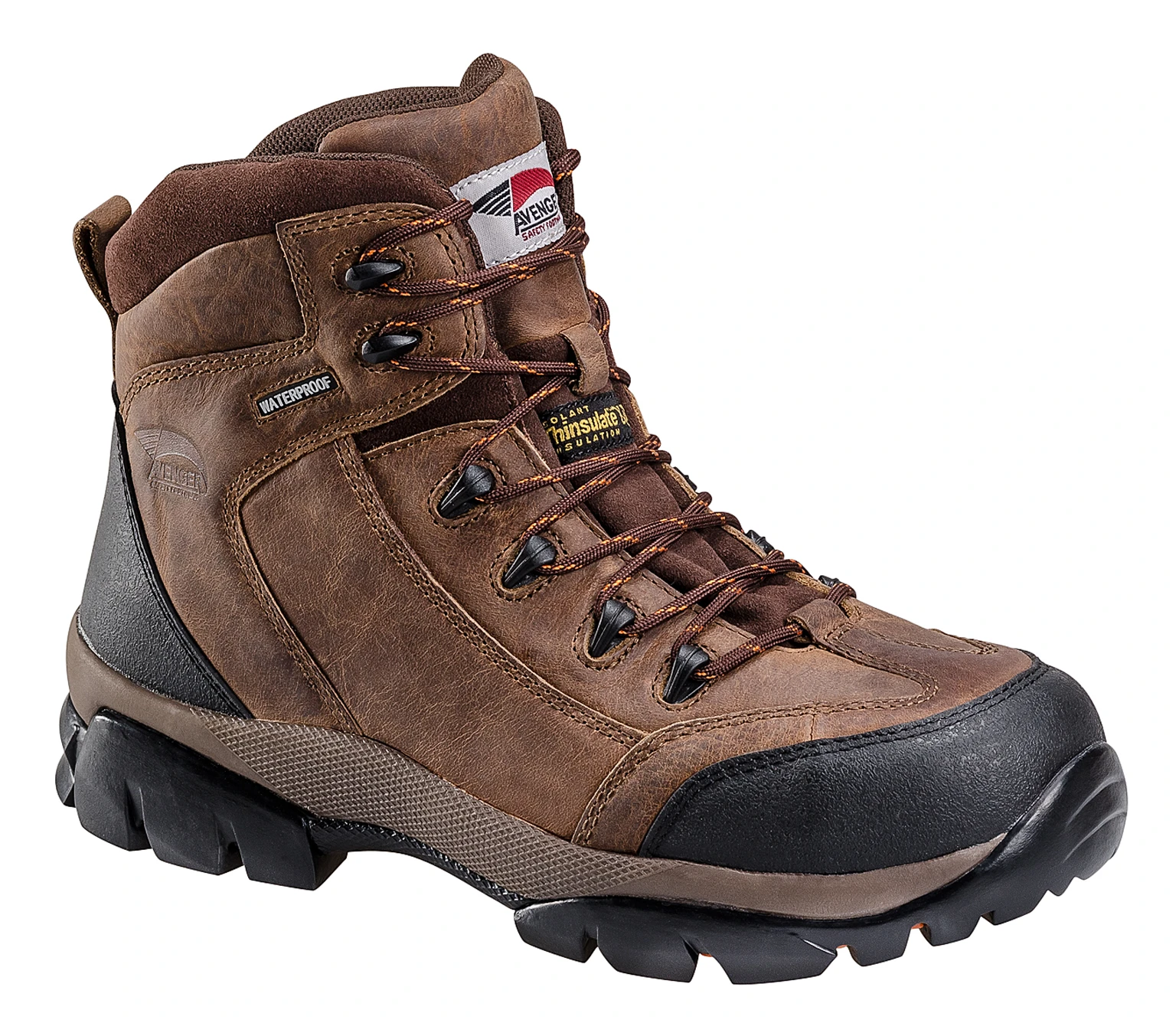 Avenger Men's Insulated Hiking Boots - Composite Toe 3 Avenger Men's Insulated Hiking Boots - Composite Toe