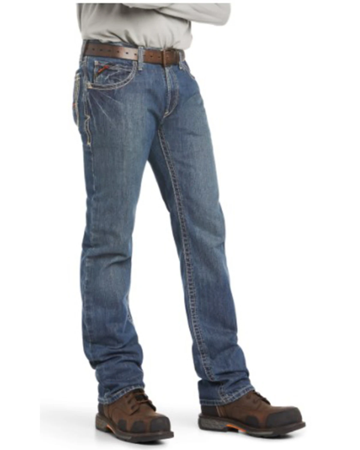 Ariat Men's FR M4 Low Rise Bootcut Work Jeans 3 Ariat Men's FR M4 Low Rise Bootcut Work Jeans