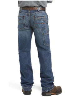 Ariat Men's FR M4 Relaxed Workhorse Relaxed Fit Bootcut Jeans -Sheplers Sales 0862U6 7030 P2