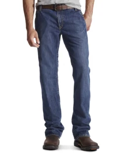 Ariat Men's FR M4 Relaxed Workhorse Relaxed Fit Bootcut Jeans -Sheplers Sales 0862U6 N9 P2