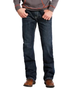 Rock & Roll Denim Men's FR Double Barrel Relaxed Fit Bootcut Jeans -Sheplers Sales 0864K2 88 P2