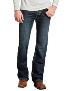 Rock And Roll Denim Men's Pistol Regular Fit Flame-Resistant Jeans - Boot Cut -Sheplers Sales 0864K3 88 P2