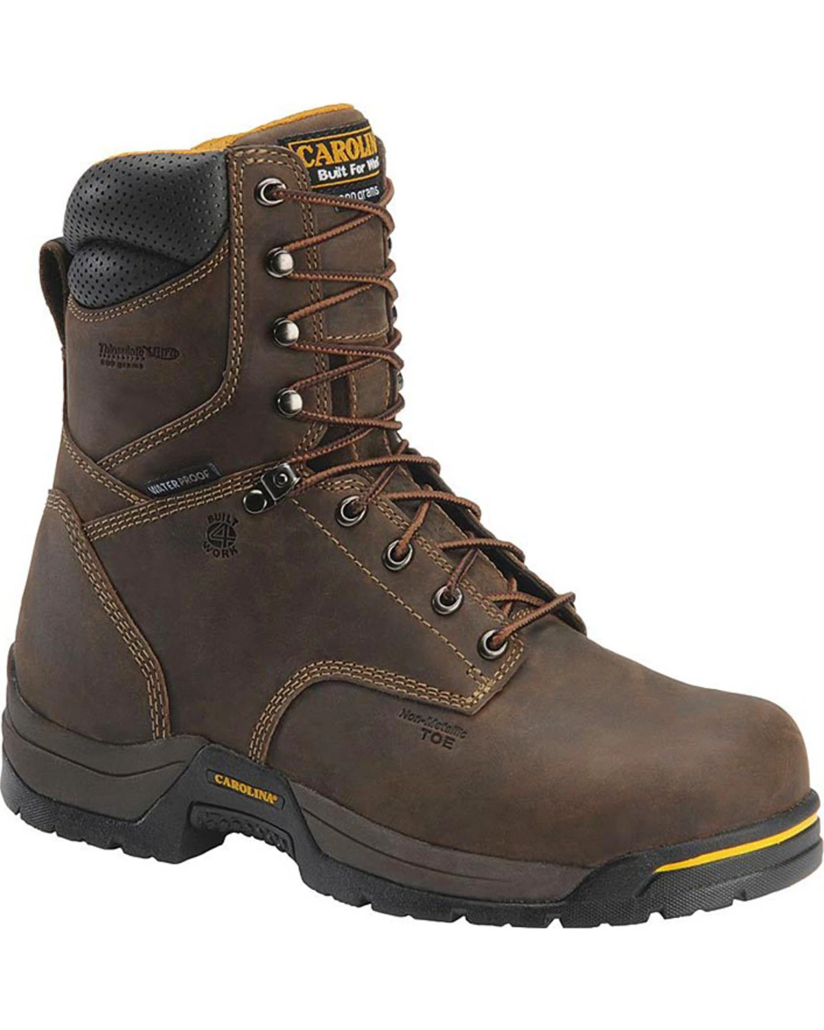 Carolina Men's 8" Waterproof Insulated Work Boots - Composite Toe 3 Carolina Men's 8" Waterproof Insulated Work Boots - Composite Toe