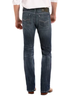 Rock & Roll Denim Men's Small "V" Reflex Revolver Slim Straight Jeans