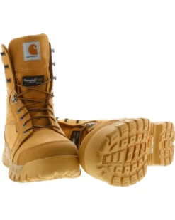 Carhartt Men's 8" Waterproof Insulated Rugged Flex Work Boots - Round Toe -Sheplers Sales 2000243204 285 FT