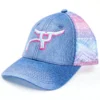 RopeSmart Little Girls' Denim Southwestern Print Mesh-Back Ball Cap -Sheplers Sales 2000278800 400 P1