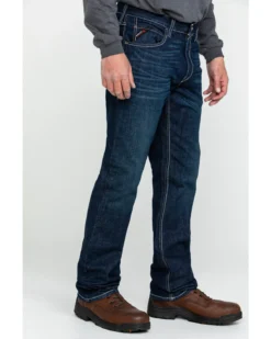 Ariat Men's FR M4 Durastretch Lineup Straight Work Jeans -Sheplers Sales 2000281628 020 P3