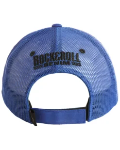 Rock & Roll Denim Men's Rubber Logo Patch Trucker Cap -Sheplers Sales 2000283221 001 P3