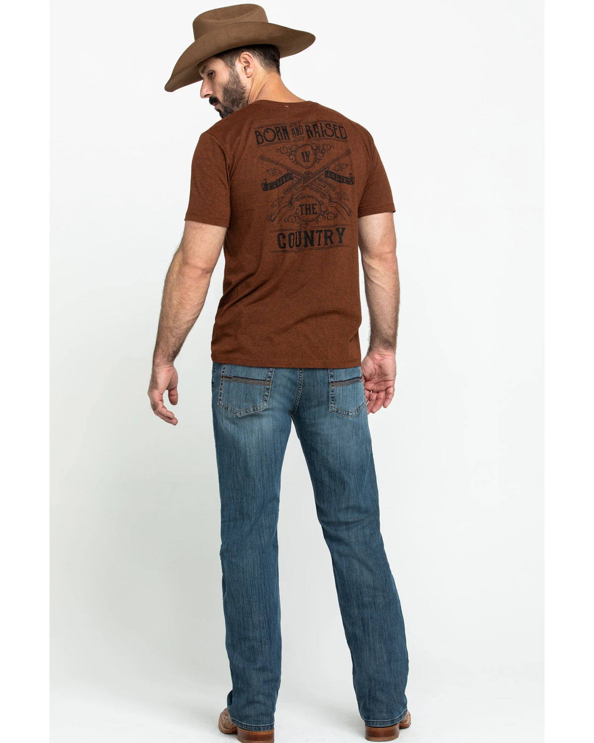 Cody James Men's Bozeman Medium Wash Stretch Slim Bootcut Jeans 7 Cody James Men's Bozeman Medium Wash Stretch Slim Bootcut Jeans - Image 5