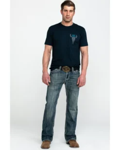 Rock & Roll Denim Men's Pistol Med Bootcut Jeans -Sheplers Sales 2000283476 400 P6