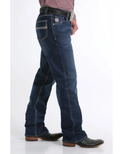 Cinch Men's Carter 2.0 Mid Stone Relaxed Bootcut Jeans -Sheplers Sales 2000288481 402 P3