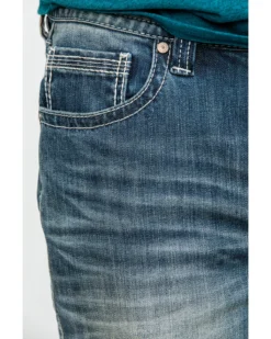 Rock & Roll Denim Men's Reflex Double Barrel Vintage Stretch Relaxed Straight Jeans -Sheplers Sales 2000289969 400 P4