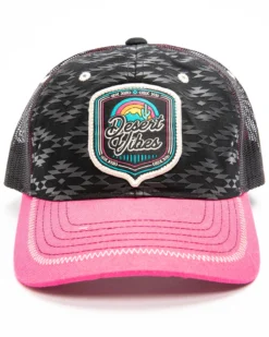 Rock & Roll Denim Men's Desert Vibes Logo Southwestern Cap -Sheplers Sales 2000290026 001 P4