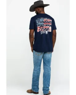 Cody James Core Men's Clover Leaf Light Wash Stretch Slim Straight Jeans -Sheplers Sales 2000290856 400 P5