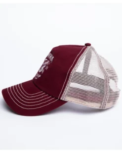 Cody James Men's Burgundy America Free Patch Mesh Ball Cap -Sheplers Sales 2000296730 640 P3