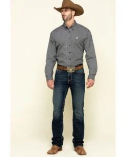 Cinch Men's Ian Rigid Dark Slim Bootcut Jeans -Sheplers Sales 2000309167 402 P6