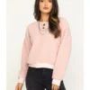 Eyeshadow Women's Fuzzy Sweatshirt -Sheplers Sales 2000313198 650 P1