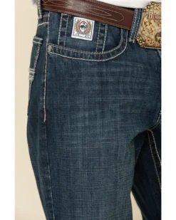 Cinch Men's White Label Performance Dark Relaxed Straight Jeans -Sheplers Sales 2000323611 402 P5