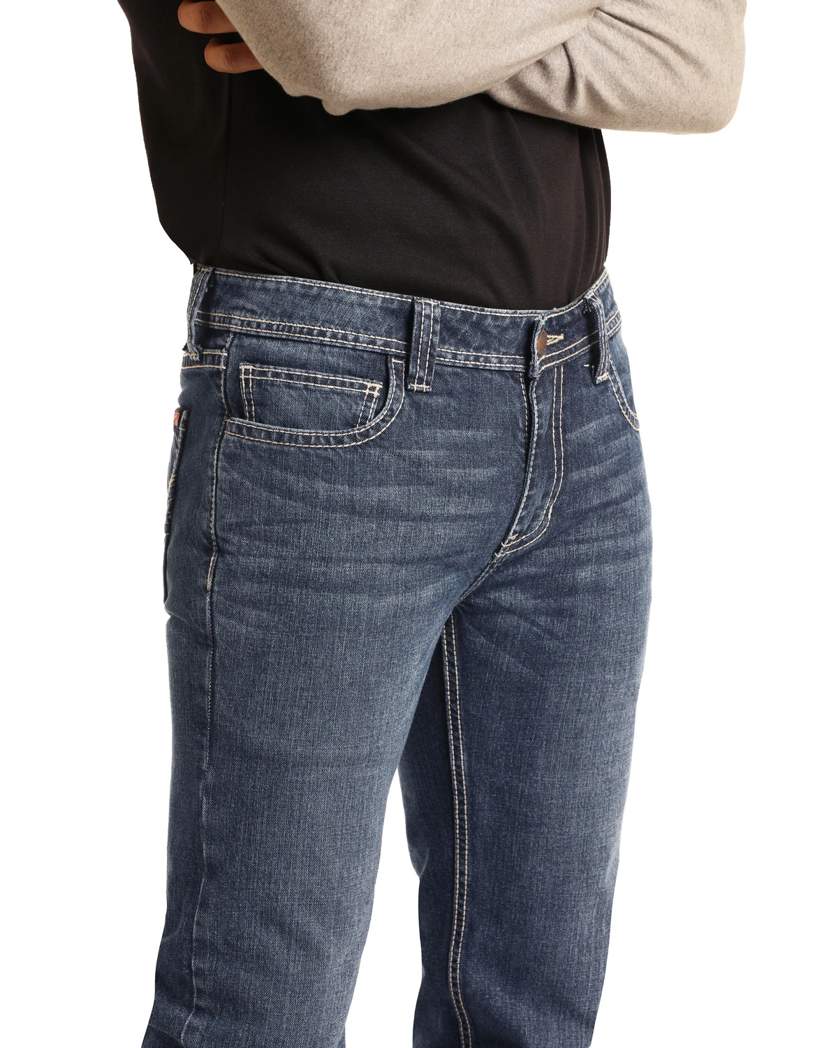 Rock & Roll Denim Men's FR Pistol Light Classic Straight Work Jeans 4 Rock & Roll Denim Men's FR Pistol Light Classic Straight Work Jeans - Image 2