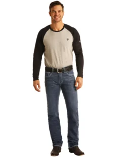 Rock & Roll Denim Men's FR Dark Reflex Revolver Slim Straight Work Jeans 11 Rock & Roll Denim Men's FR Dark Reflex Revolver Slim Straight Work Jeans -Sheplers Sales 2000323863 401 P5