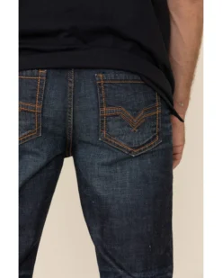 Moonshine Spirit Men's Eating Iron Dark Stretch Slim Straight Jeans -Sheplers Sales 2000325524 400 P4