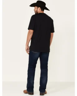 Cinch Men's Ian Rinse Dark Performance Stretch Slim Bootcut Jeans -Sheplers Sales 2000330782 402 P3