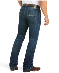 Ariat Men's M4 Ford Bragg Dark Stretch Relaxed Bootcut Jeans -Sheplers Sales 2000333954 400 P3