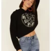Country Deep Women's Hotter Then A 2 Dollar Cropped Hooded Sweatshirt -Sheplers Sales 2000335282 001 P1