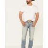 Moonshine Spirit Men's Wild West Light Wash Stretch Stackable Straight Jeans -Sheplers Sales 2000338828 400 P1