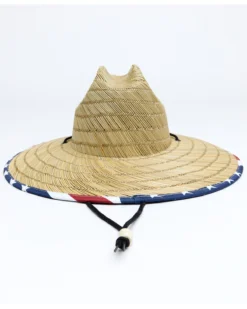 Cody James Men's USA Strong Lifeguard Straw Sun Hat -Sheplers Sales 2000338987 942 P3