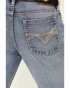 Cody James Men's Mustang Light Wash Stretch Slim Straight Jeans -Sheplers Sales 2000341540 400 P4