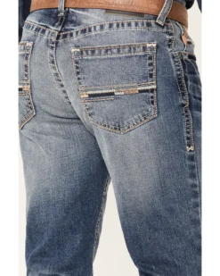 Ariat Men's M4 Dakota Medium Wash Stretch Relaxed Straight Jeans -Sheplers Sales 2000341795 400 P4