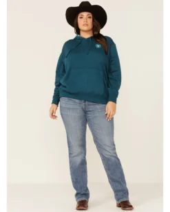 Ariat Women's Eurasian R.E.A.L Arm Logo Graphic Hoodie - Plus -Sheplers Sales 2000341892 410 P4