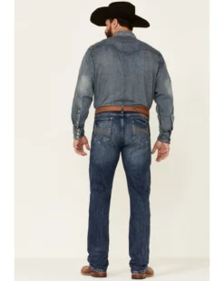 Wrangler 20X Men's Shore Medium Wash Stretch Slim Straight Jeans - Long 9 Wrangler 20X Men's Shore Medium Wash Stretch Slim Straight Jeans - Long -Sheplers Sales 2000342095 400 P4