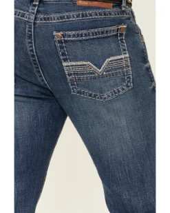 Rock 47 By Wrangler Men's Melody Medium Wash Stretch Slim Bootcut Jeans -Sheplers Sales 2000342099 400 P3