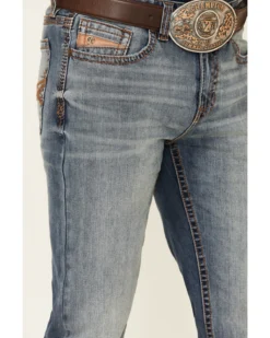 Cody James Core Men's Silver Spur Medium Wash Performance Stretch Slim Bootcut Jeans -Sheplers Sales 2000342679 400 P4