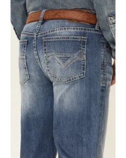 Cody James Men's Finley Light Wash Stackable Stretch Regular Straight Jeans -Sheplers Sales 2000342921 400 P3