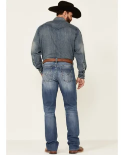 Cody James Men's Finley Light Wash Stackable Stretch Regular Straight Jeans -Sheplers Sales 2000342921 400 P4