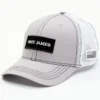 Cody James Men's Gray Logo Patch Mesh-Back Flex-Fit Ball Cap -Sheplers Sales 2000342940 020 P1