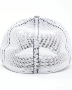 Cody James Men's Gray Logo Patch Mesh-Back Flex-Fit Ball Cap -Sheplers Sales 2000342940 020 P3