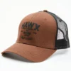 Hawx Men's Dark Brown Logo Graphic Mesh-Back Ball Cap -Sheplers Sales 2000342950 201 P1