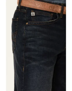 Rock & Roll Denim Men's Hooey Double Barrel Dark Vintage Stretch Relaxed Stackable Bootcut Jeans 9 Rock & Roll Denim Men's Hooey Double Barrel Dark Vintage Stretch Relaxed Stackable Bootcut Jeans -Sheplers Sales 2000345010 400 P4